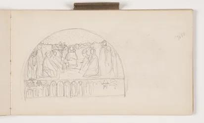 Draft for Tympanum Relief on Copenhagen City Hall