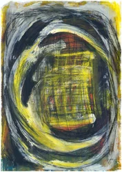 Energetic Yellow Vortex