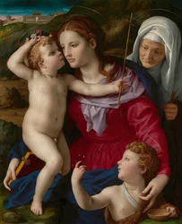 Virgin and Child with Saint Elizabeth and Saint John the Baptist, c.1540-1545