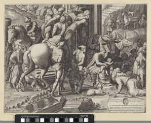 Adoration by the Kings (bottom left part)