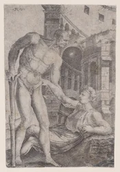 A Man Helping Another to His Feet, ca. 1514-36