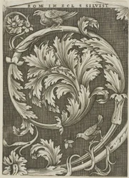 Foliage Ornament from Ancient Roman Church
