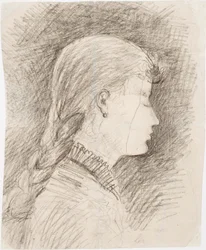 Head of a Girl (Gerda Ringbom, Later Bergroth)