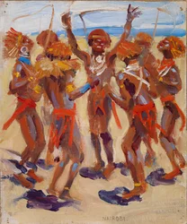 Dancing Kikuyu Warriors
