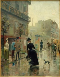 Boulevard in Paris