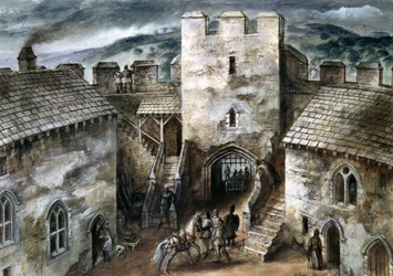 Restormel Castle, 14th century, c1960s