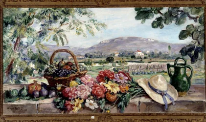 Composition with Flowers and Fruits