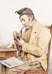Grandfather with Pipe