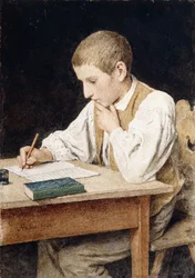Writing Boy, 1902