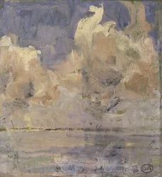 Clouds above the sea
