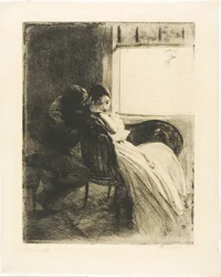 Flirtation, plate six from Woman