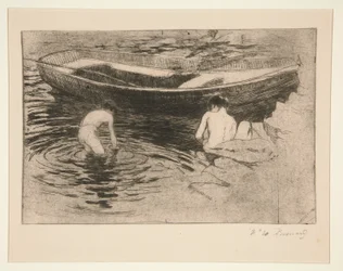 Bathing in Talloires