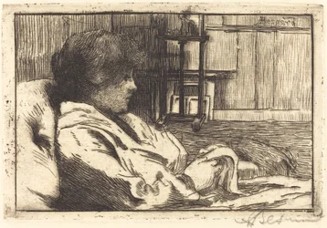 Woman Reading in the Atelier