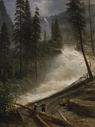 Nevada Falls, Yosemite, 1872 or 1873