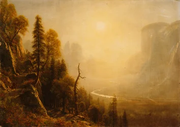 Study for Yosemite Valley, Glacier Point Trail