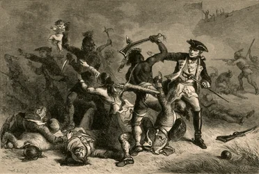 Montcalm Trying To Stop The Massacre