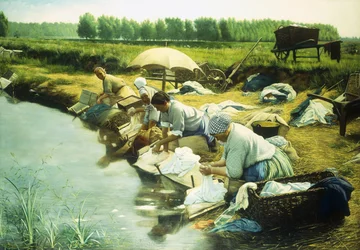 Laundry Women in the Trappes Region
