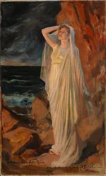 Aino Ackté as Alcestis on the Banks of the Styx