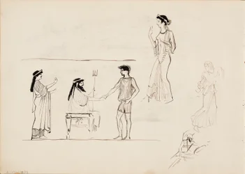 Ancient Male and Female Figures