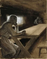 Cabin Interior from the Poem The Cloud