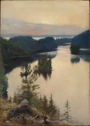 Kaukola Ridge at Sunset