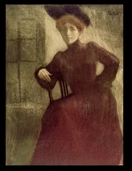 Lady in Red, Woman in a Red Dress (Miss Perrot)