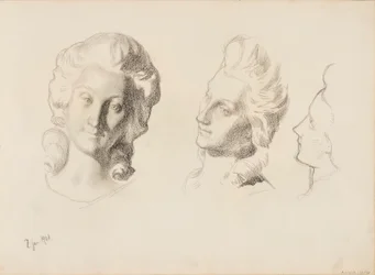 Masks, Sketch / 18th Century (Rococo), Sketch