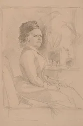 Portrait Study of Mrs Sinebrychoff, Commercial Counsellor