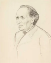 Portrait Study of Professor Strömborg, Bust