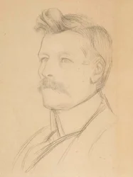 Portrait of Emil Wikström, Head