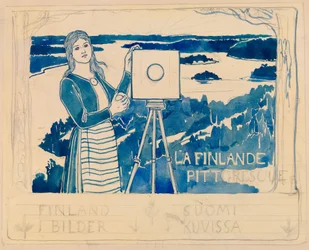 Sketch for the Publication Pictorial Finland