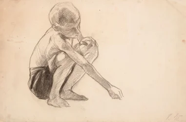 Study for Boys Playing on the Shore