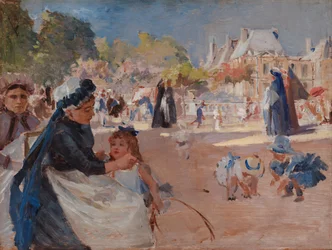 The Luxembourg Gardens, Paris, final study