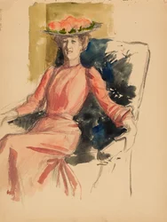 Seated Woman with a Hat