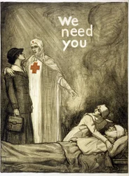 Red Cross Recruitment Poster, "We Need You", pub. 1918