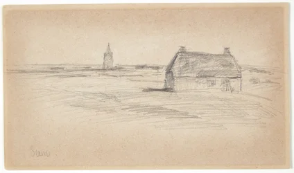 Farmhouse and Church Tower