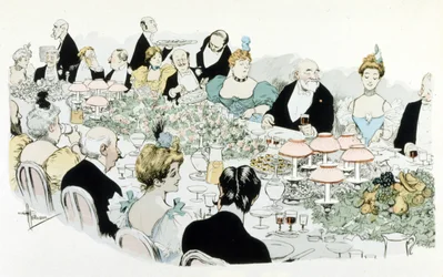 Dinner by A. Guillaume in 1908