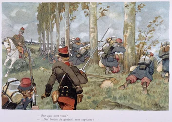 During the action - in Military Album by Albert Guillaume, circa 1900