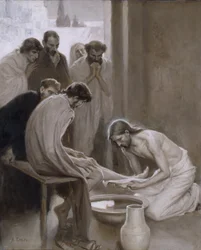 Jesus Washing the Feet of his Disciples