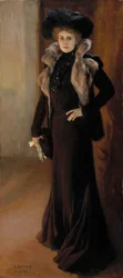 Portrait of the Opera Singer Aino Ackté