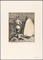 Design for a Political Cartoon on World War I