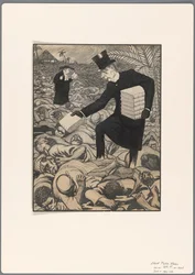 Design for a Political Cartoon on Missionary Work