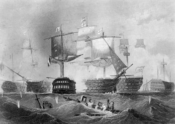The Battle of Trafalgar, 21 October 1805