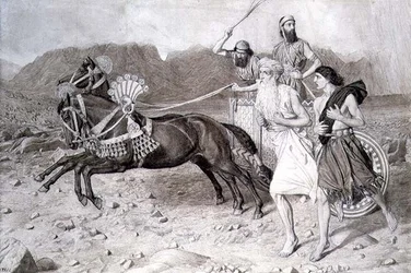 Elijah Running to Jezreel before Ahab