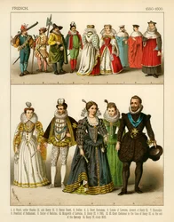 French Costume 1550-1600