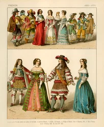 French Costumes 1600-1670