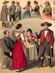 German costume, Baden, Schapbach and Kinzigthal