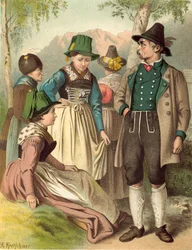 German Costume, Bayern Lachenau