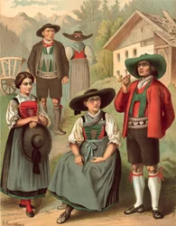 German Costume, Tyrol Sarnthal