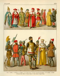 Italian Costume 1300